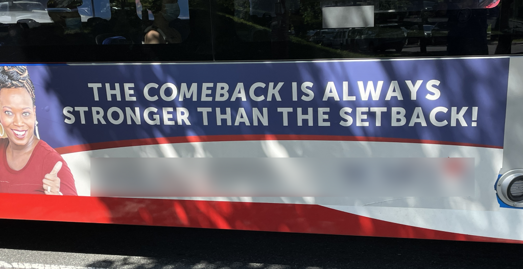 comeback DC bus ad