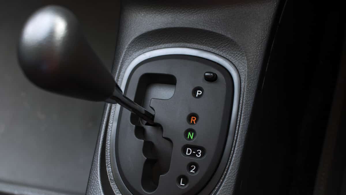 image of gear shift in reverse
