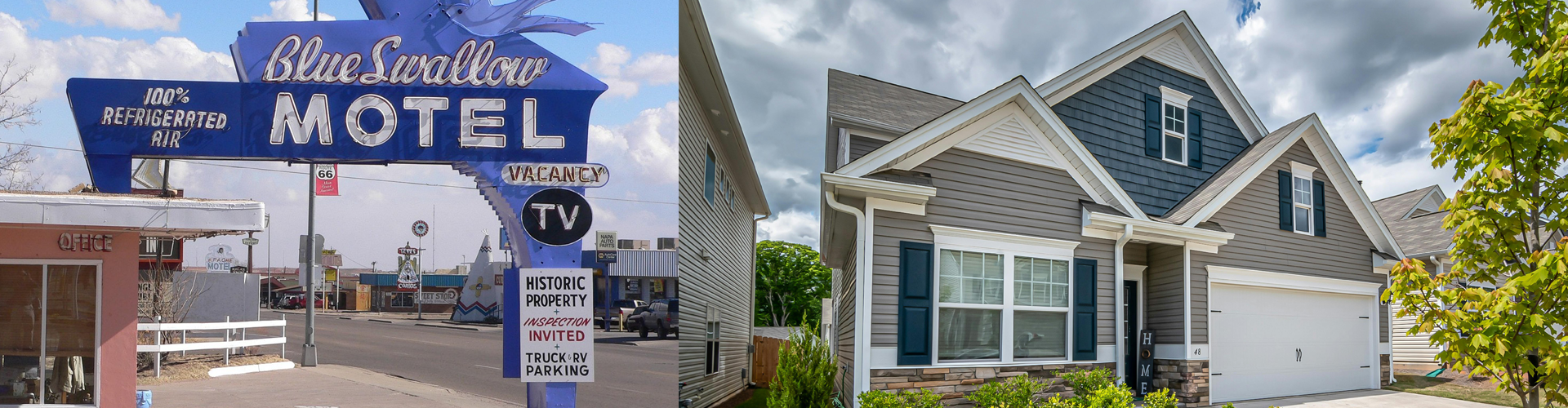 images of motel and house